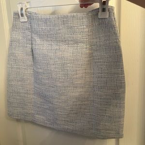 blue skirt